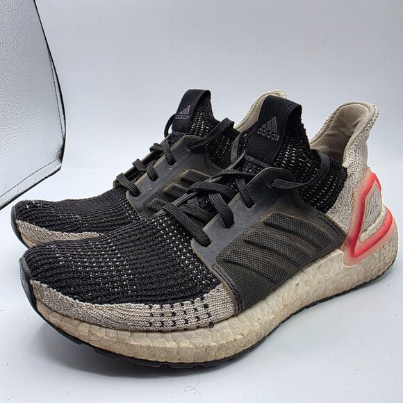 Adidas Ultraboost 19 Womens Size 7 Black Athletic Shoes Running Walking Comfort - Picture 4 of 13